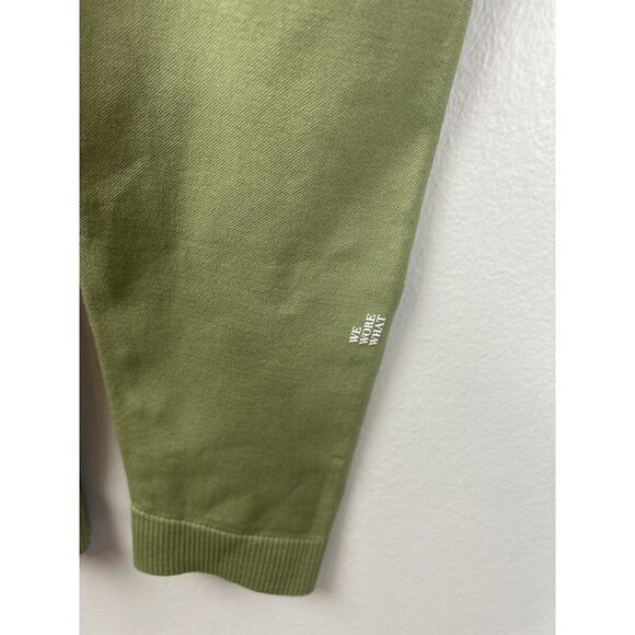We Wore What Women's Ribbed Seamless Leggings StretchSage Green‎ Size S, NWOT - Picture 10 of 10